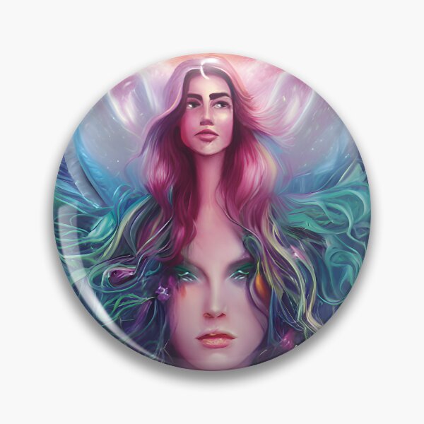 Item preview, cosmic triple goddess designed and sold by v0id3nt1ty.