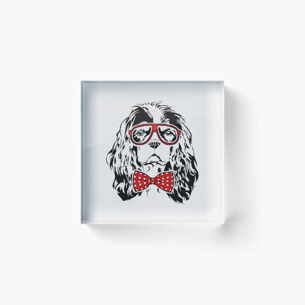 Item preview, Funny Cavalier King Charles Spaniel dog portrait designed and sold by dogarts.