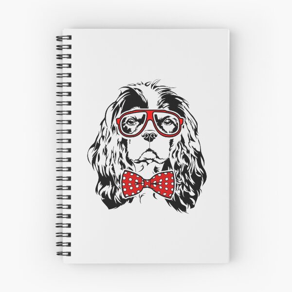 Item preview, Funny Cavalier King Charles Spaniel dog portrait designed and sold by dogarts.