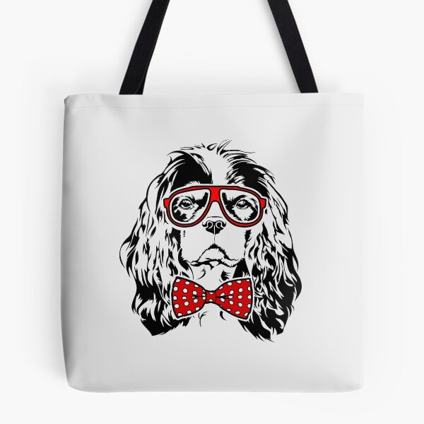 Item preview, Funny Cavalier King Charles Spaniel dog portrait designed and sold by dogarts.