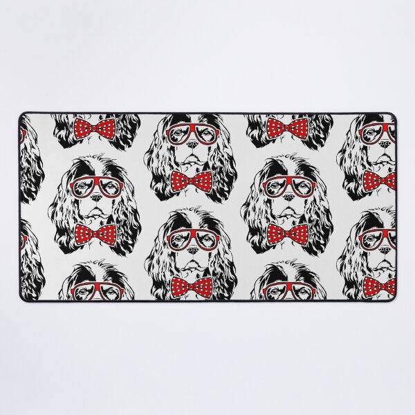 Item preview, Funny Cavalier King Charles Spaniel dog portrait designed and sold by dogarts.