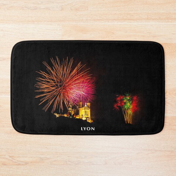 Item preview, Fireworks and Basilica of Fourvière designed and sold by Gaël FONTAINE.