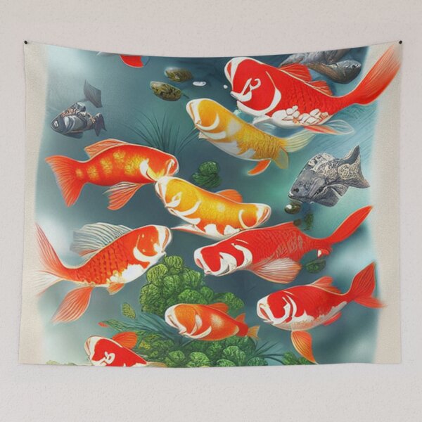 Item preview, Infinite Koi Pond  designed and sold by DesignerKin.
