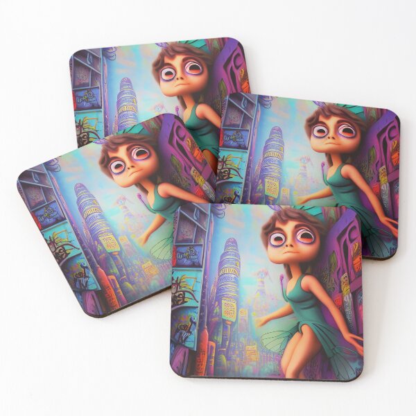 Item preview, Fairy in the City designed and sold by Cracked Rockwell.