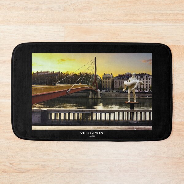 Item preview, Statue and sunrise on the banks of the Saône designed and sold by Gaël FONTAINE.