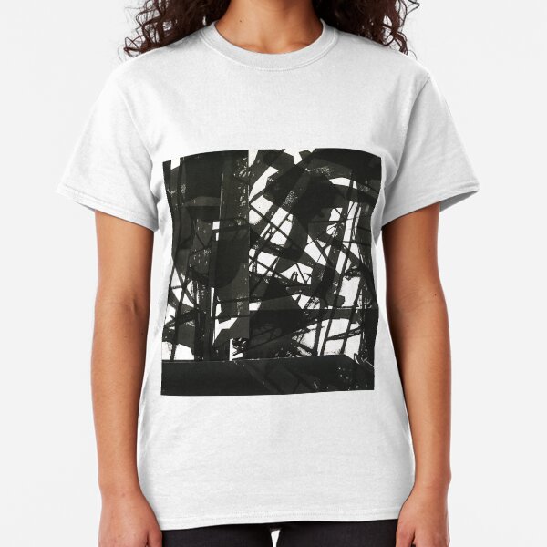 abstract lines blackness darkness Classic T-Shirt