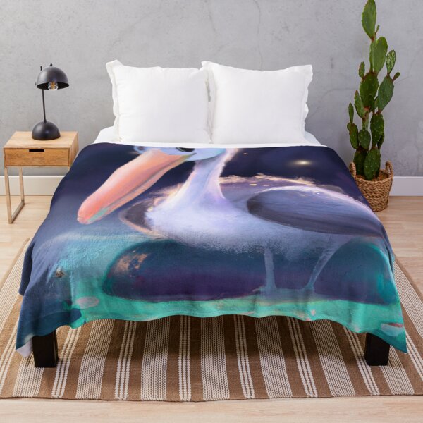 Item preview, Cute Pelican Drawing designed and sold by WeHeartAnimals.