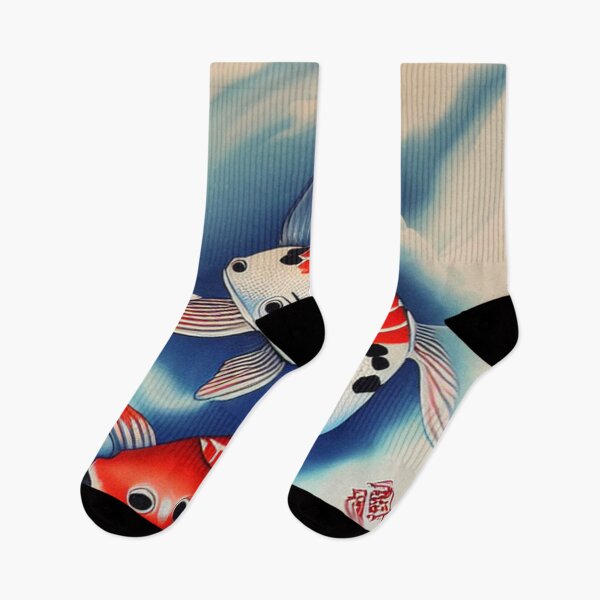 Item preview, Two Headed Koi Fish Irezumi Style designed and sold by DesignerKin.