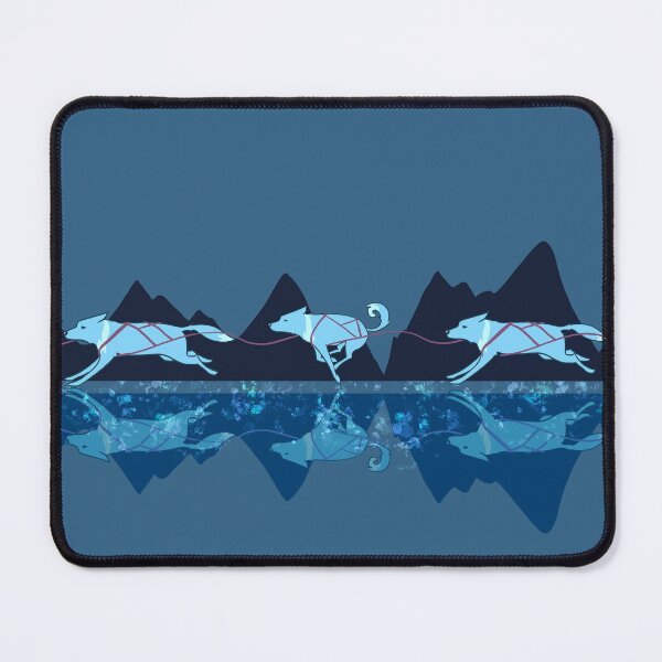 Item preview, Sled dogs in the Moonlight designed and sold by Charlotte Philtjens.