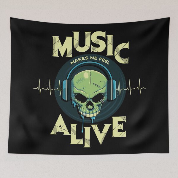 Item preview, Music makes me feel alive designed and sold by Bubsart78.