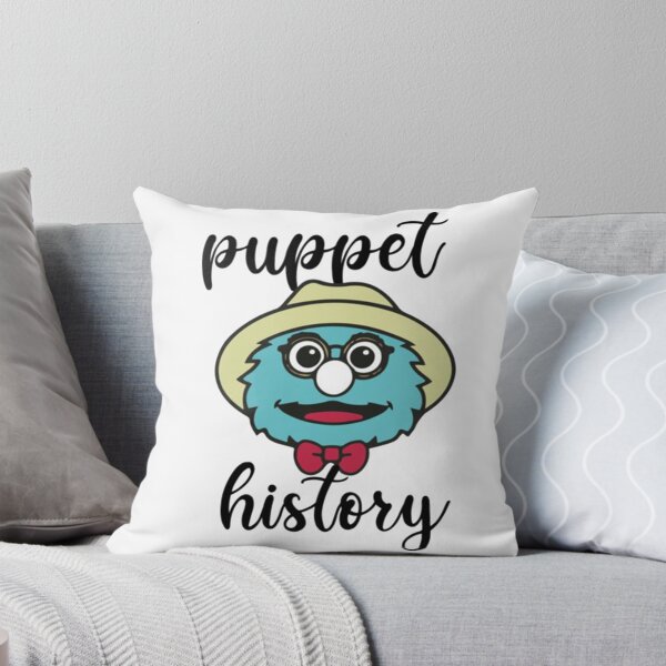 Item preview, puppet history                    designed and sold by OPGraphicsinc.