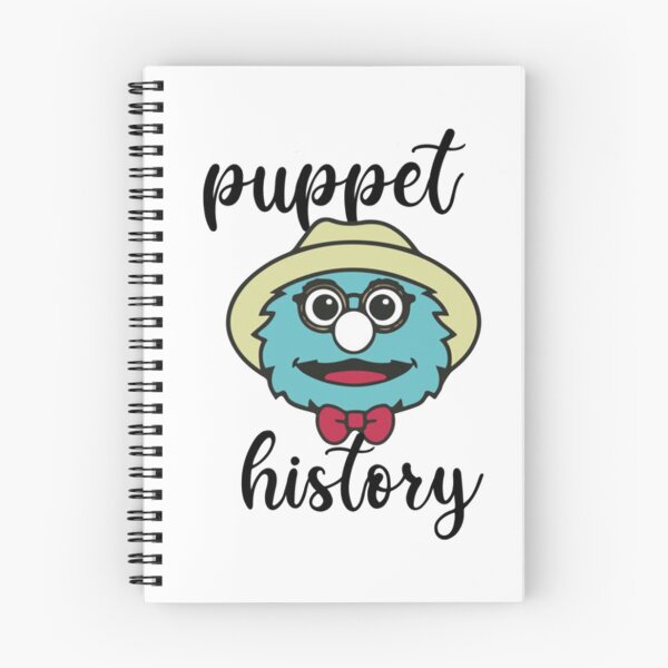Item preview, puppet history                    designed and sold by OPGraphicsinc.
