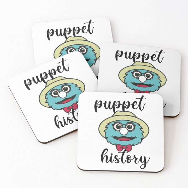 Item preview, puppet history                    designed and sold by OPGraphicsinc.