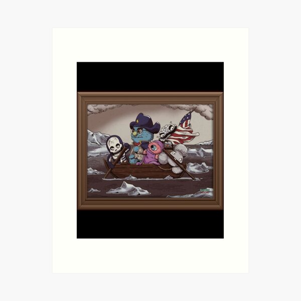 Item preview, Puppet History Merch The Professor Crossing The Delaware, The Professor Crossing The Delaware Puppet  designed and sold by OPGraphicsinc.