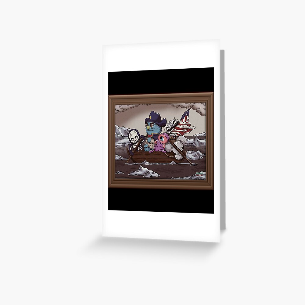 "Puppet History Merch The Professor Crossing The Delaware, The