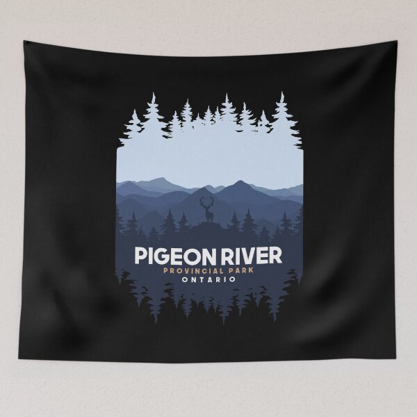 Item preview, Pigeon River Provincial Park Ontario Canada Mountain And Pine Tree  designed and sold by Friday NightCo.