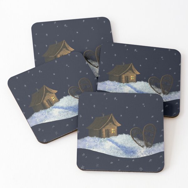 Item preview, Cabin in the snow designed and sold by Charlotte Philtjens.
