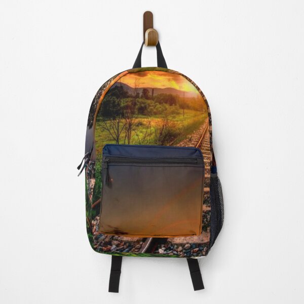 Item preview, Railroad Towards Sunset designed and sold by NengShop.