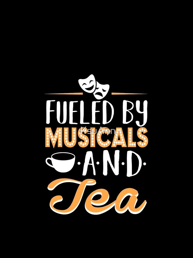Discover Fueled by Musicals and Tea Iphone Case