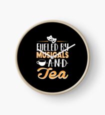 Reloj Impulsado por musicales y té