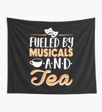 Tela decorativa Impulsado por musicales y té