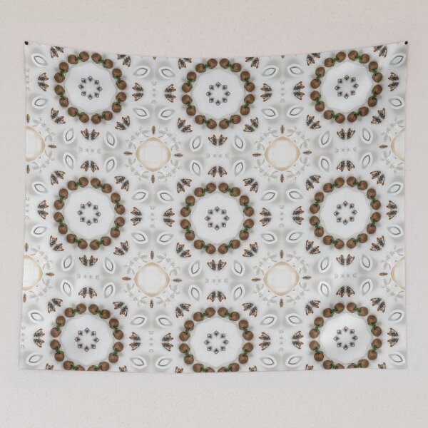 Item preview, Christmas Cozy Coffee Latte Milk Foam Pastel Pattern No2 designed and sold by Atomura.