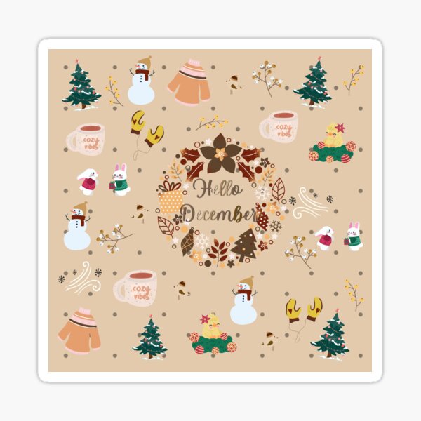 Day to Day December Stickers Daily December Stickers Holiday