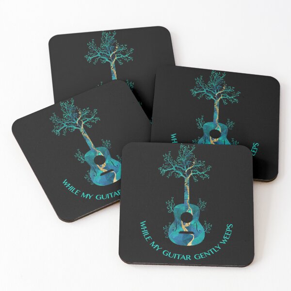 Item preview, Guitar Artwork Guitar Tree - While My Guitar Gently Weeps designed and sold by Uncer59.