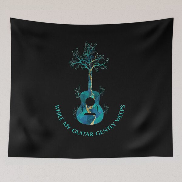Item preview, Guitar Artwork Guitar Tree - While My Guitar Gently Weeps designed and sold by Uncer59.