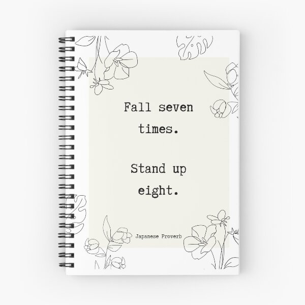 Item preview, Fall Down Seven Times Stand Up Eight designed and sold by MalcolmAndPark.