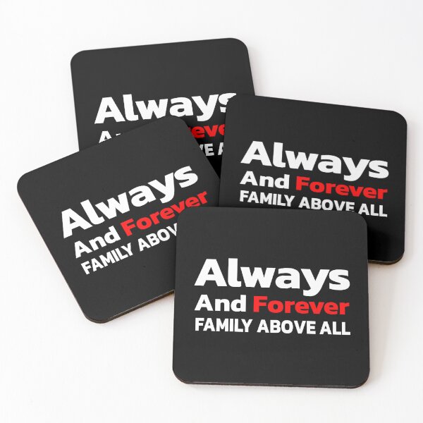 Item preview, Always And Forever Family Above All designed and sold by Quote a Passage.