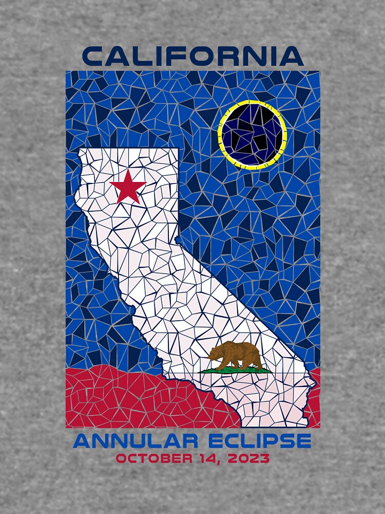 Thumbnail 5 of 5, Lightweight Sweatshirt, California Annular Eclipse 2023 designed and sold by Eclipse2024.
