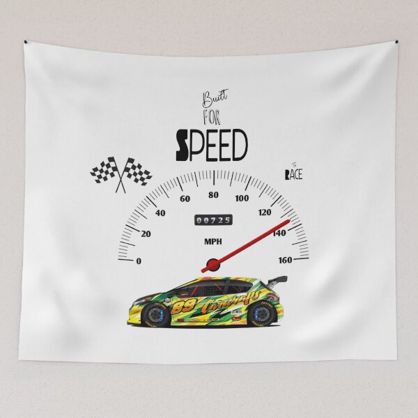Item preview, Built For Speed Yellow Green Small Sport Car designed and sold by darknessjeff86.