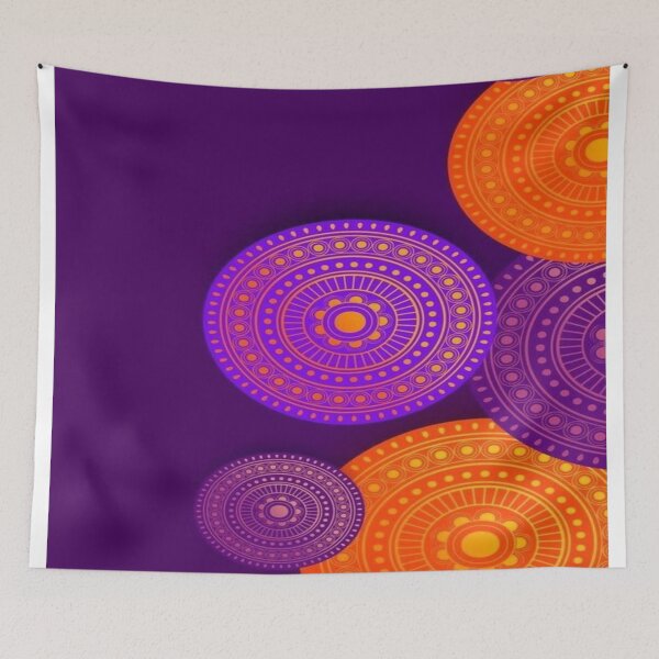 Item preview, Patterned Round Art Digital designed and sold by NengShop.