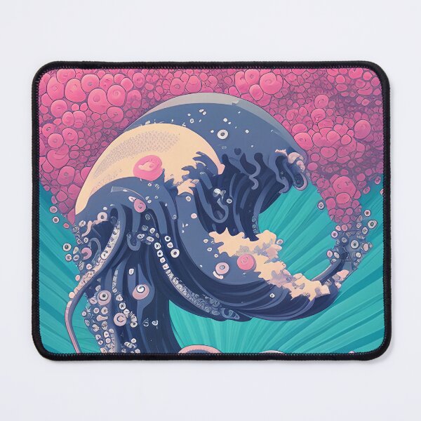 Artikelvorschau, KI-Kunst – Great Wave Sakura-Tentakel entworfen und verkauft von ashleafjb.