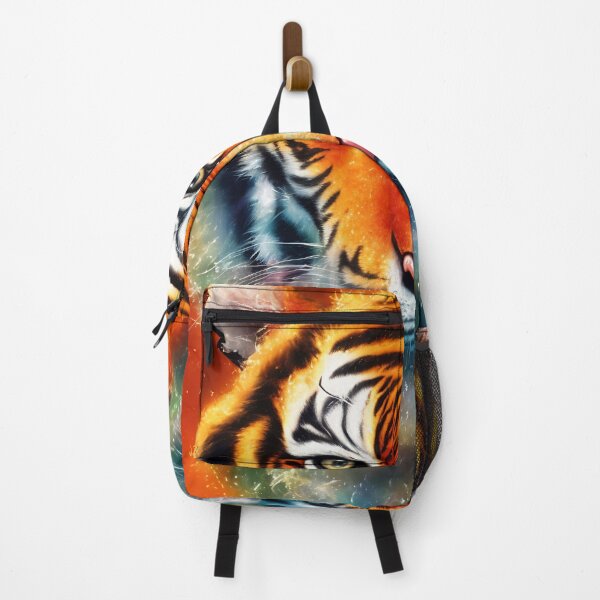 Item preview, Tiger with ice and snow, glowing fog intricate, elegant, highly detailed, digital painting designed and sold by DrawItOnce.