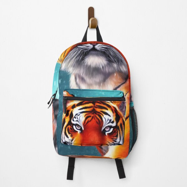 Item preview, Tiger with ice and snow, glowing fog intricate, elegant, highly detailed, digital painting designed and sold by DrawItOnce.