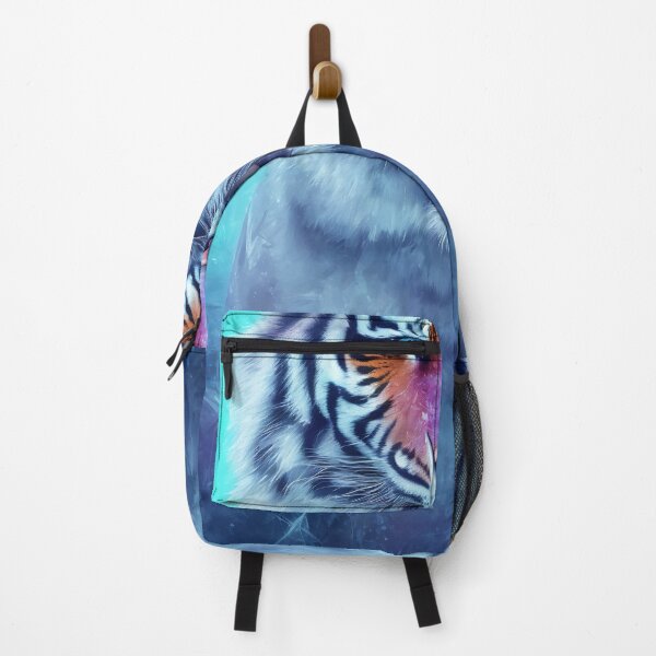 Item preview, Tiger with ice and snow, glowing fog intricate, elegant, highly detailed, digital painting designed and sold by DrawItOnce.