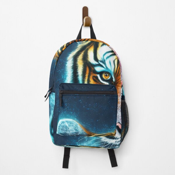 Item preview, Tiger with ice and snow, glowing fog intricate, elegant, highly detailed, digital painting designed and sold by DrawItOnce.