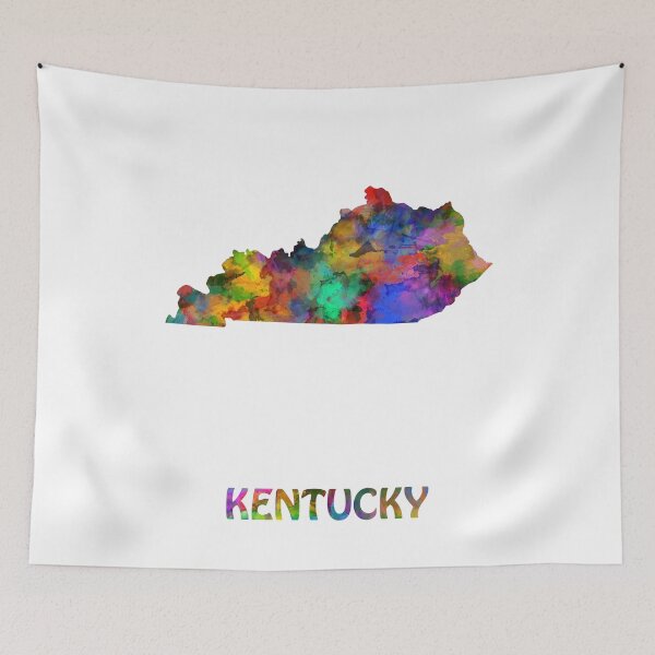 Item preview, kentucky map designed and sold by BekimART.