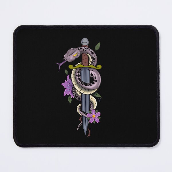Item preview, Snake and Dagger Tattoo Flash designed and sold by SpaceTruck.