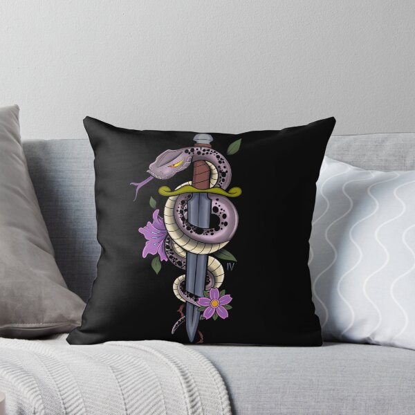 Item preview, Snake and Dagger Tattoo Flash designed and sold by SpaceTruck.