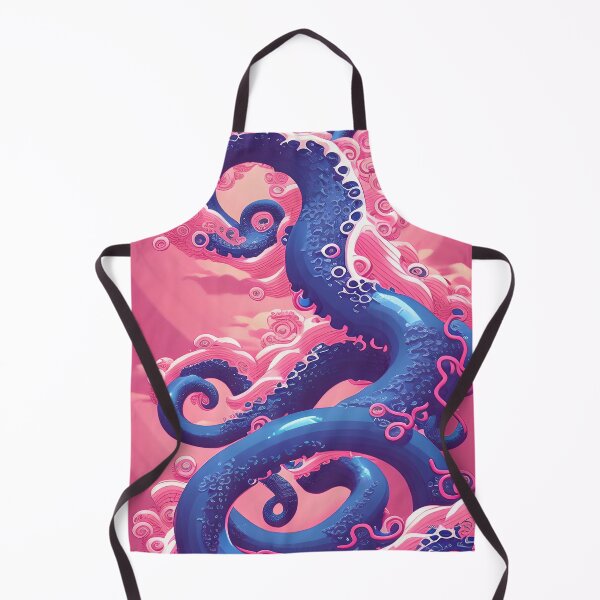 Artikelvorschau, AI Art- Great Wave kawaii Tentakeln entworfen und verkauft von ashleafjb.
