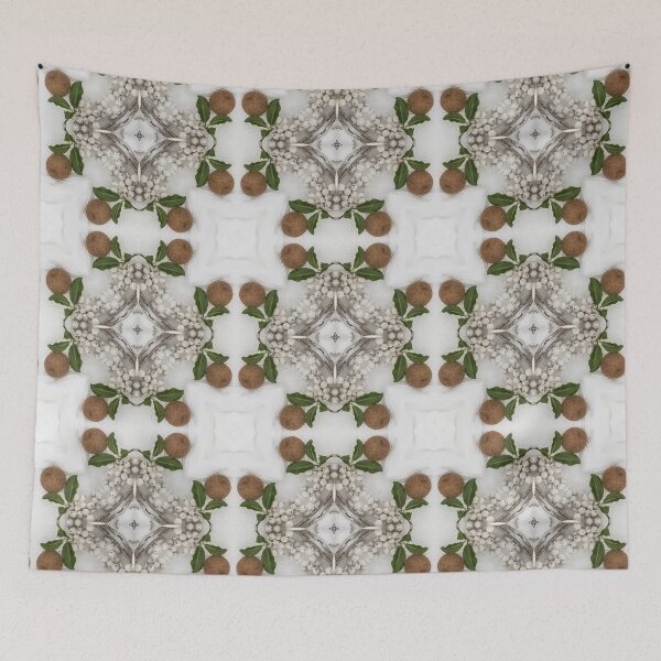 Item preview, Christmas Cozy Coffee Latte Milk Foam Pastel Pattern No9 designed and sold by Atomura.