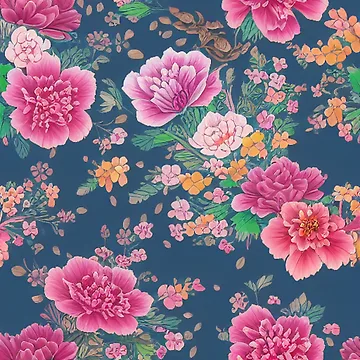 Artwork thumbnail, Seamless Pink Roses by DesignerKin