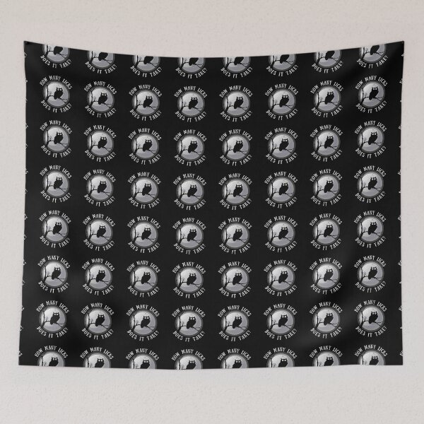 Item preview, How Many Licks Does It Take, Owl at night designed and sold by Ryan  Rad.