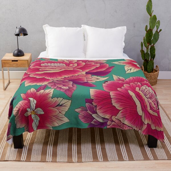 Item preview, Pink and Red Roses and Lillies Painting designed and sold by DesignerKin.