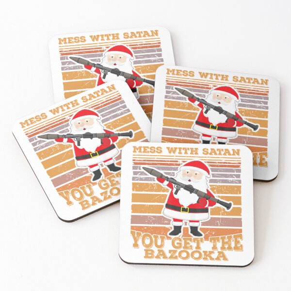 Item preview, Mess With Satan You Get The Bazooka Funny Christmas 2021  designed and sold by MaynardOwens.