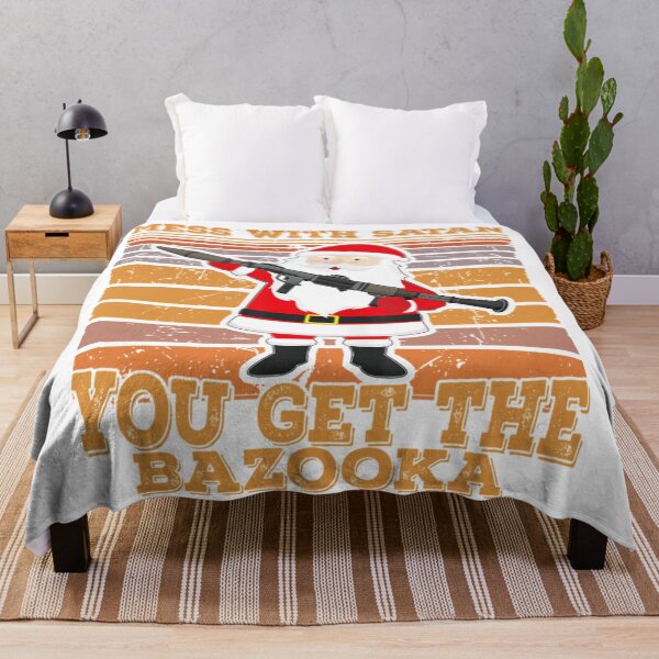 Item preview, Mess With Satan You Get The Bazooka Funny Christmas 2021 designed and sold by MaynardOwens.