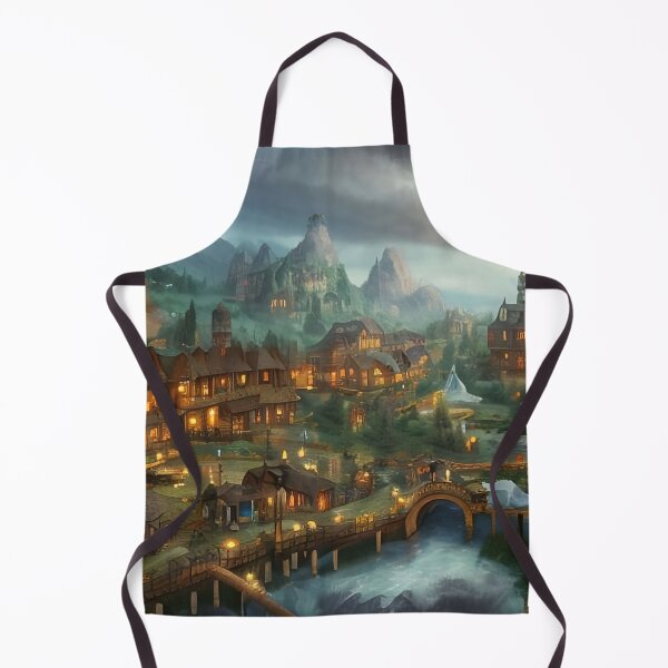 Item preview, Fairy Town with the vibe of fairytales designed and sold by RedZorro.